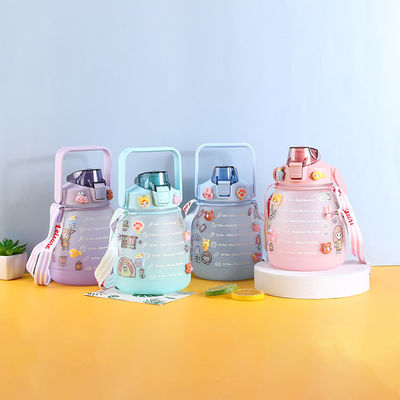 Klantgerichte service 45 oz waterfles voor kinderen met sticker en grote capaciteit