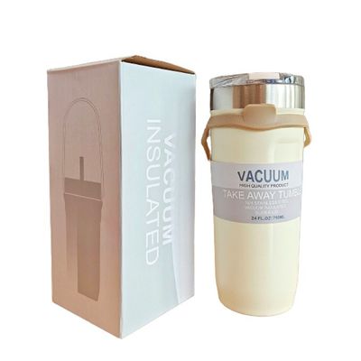 Gepersonaliseerde kleur Direct Geïsoleerde Fles Roestvrij staal Buitenreizen mok 550ml/710ml