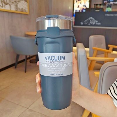 Gepersonaliseerde kleur Direct Geïsoleerde Fles Roestvrij staal Buitenreizen mok 550ml/710ml