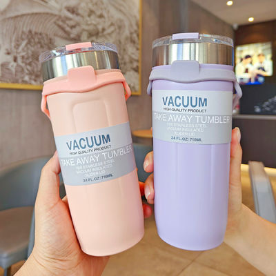 Gepersonaliseerde kleur Direct Geïsoleerde Fles Roestvrij staal Buitenreizen mok 550ml/710ml
