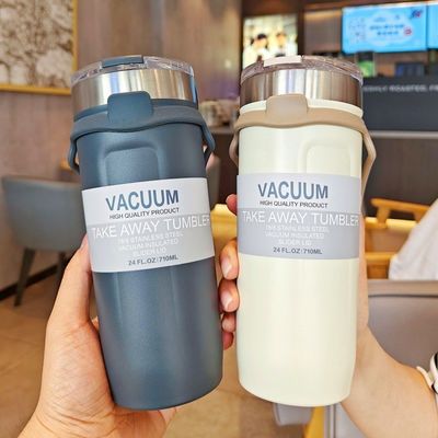 Gepersonaliseerde kleur Direct Geïsoleerde Fles Roestvrij staal Buitenreizen mok 550ml/710ml