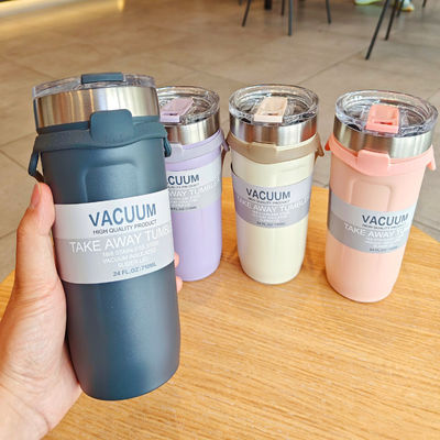 Gepersonaliseerde kleur Direct Geïsoleerde Fles Roestvrij staal Buitenreizen mok 550ml/710ml