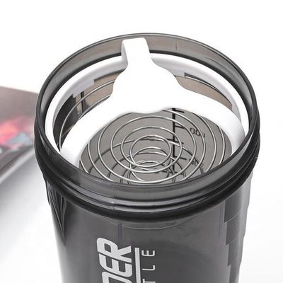 500 ml Drielagen Plastic Gym Fitness Protein Shaker Waterfles voor Outdoor Sports