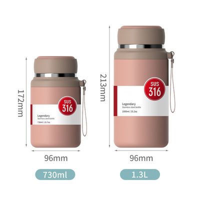 Hoog uiterlijk Thermosbeker voor studenten Custom roestvrijstalen waterbeker 730ml