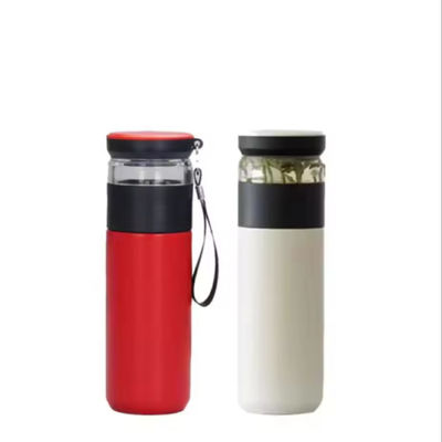 500 ml Separatiefilter Roestvrij staal Vacuumglasfles Geïsoleerde Draagbare Theekop