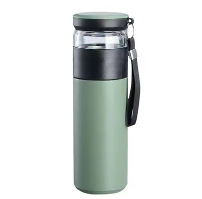 500 ml Separatiefilter Roestvrij staal Vacuumglasfles Geïsoleerde Draagbare Theekop