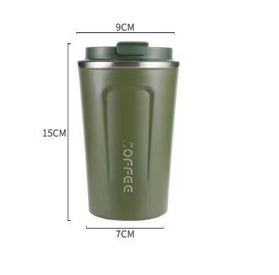 Tumbler milieuvriendelijk roestvrij staal reis koffiebeker vacuüm geïsoleerde herbruikbare beker