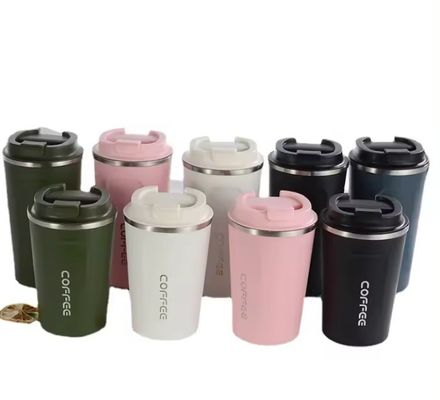 Tumbler milieuvriendelijk roestvrij staal reis koffiebeker vacuüm geïsoleerde herbruikbare beker