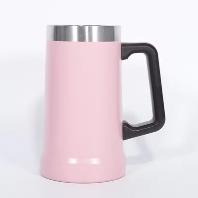 710 ml capaciteit breed mondend roestvrijstalen eiwitshaker met handvat voor gepersonaliseerd