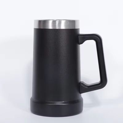 710 ml capaciteit breed mondend roestvrijstalen eiwitshaker met handvat voor gepersonaliseerd