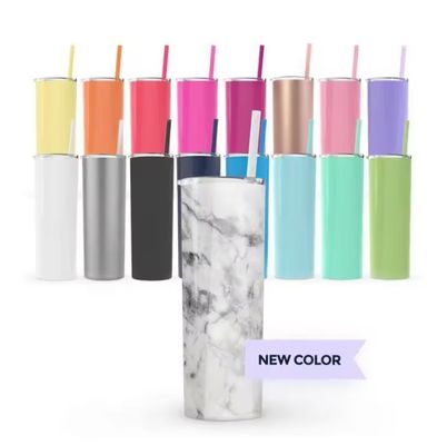 Roestvrij staal waterfles met deksel en stro Best Sale Creatieve Custom Fashion 12oz 20oz 30oz Cup