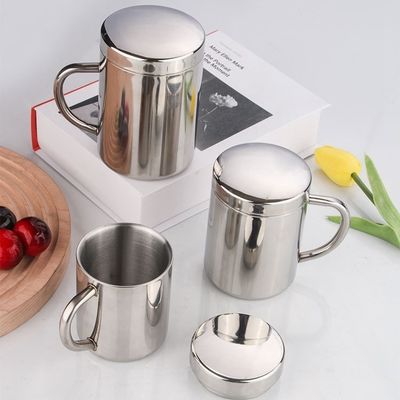 Aanpasbare 304 roestvrijstalen waterfles met handvat en deksel 210ml/300ml/400ml Direct