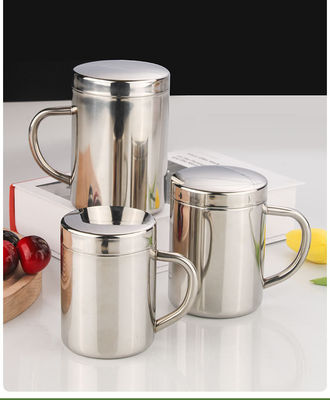 Aanpasbare 304 roestvrijstalen waterfles met handvat en deksel 210ml/300ml/400ml Direct