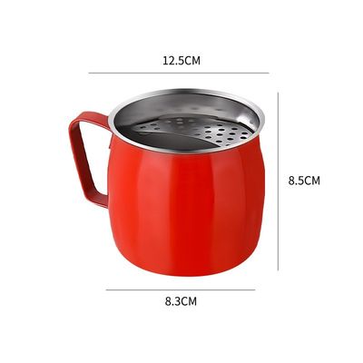 Direct leveren 304 roestvrijstalen theebeker Draagbare Food Grade Mug met Halve Maan Filter