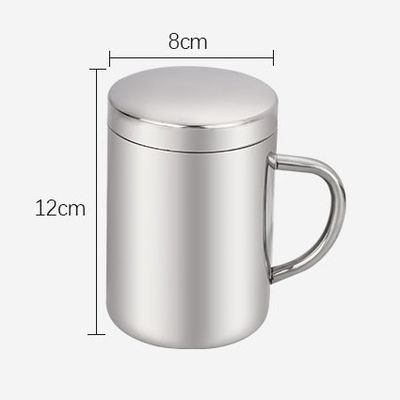 304 roestvrij staal koffiebeker milieuvriendelijk reisbeker Drinkbeker met handgreep