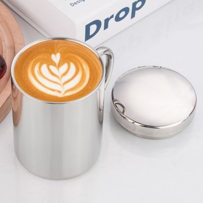 300 ml 400 ml Dubbelwand roestvrijstalen bierbeker met op maat gedrukt logo en handvat