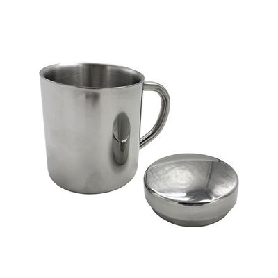 SUS 304 roestvrij staal dubbelwand koffie thee campingbeker met deksel duurzaam reizen