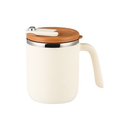 500 ml Custom Logo Dubbele laag roestvrijstalen geïsoleerde reisbeker met handvatdeksel