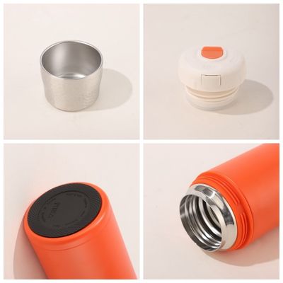 Vacuümgeïsoleerde waterfles van roestvrij staal met theefilter Uitstekende isolatie