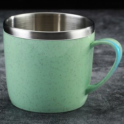 200 g dubbellagige roestvrijstalen koffiemokjes met handvat voor gezinsbijeenkomsten