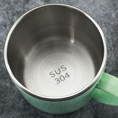 Draagbare 220 ml dubbellagige roestvrijstalen bekers voor anti-brandende en thee dranken