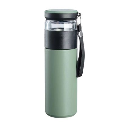 Direct leveren Dubbel Muurbeker roestvrijstalen thee fles met infuser 500 ml capaciteit