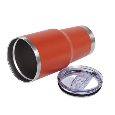 30oz Dubbelwand roestvrij staal wijn tumbler herbruikbare vacuümfles met deksel