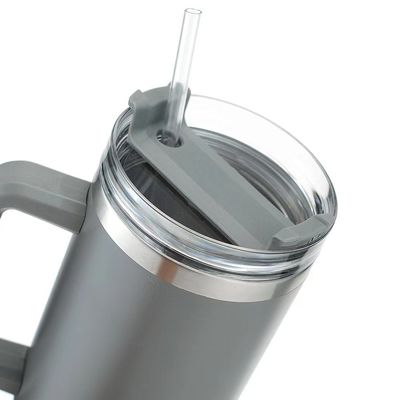 Klassieke ontwerp stijl 40oz roestvrij staal outdoor tumbler met handvat en stro voor OEM