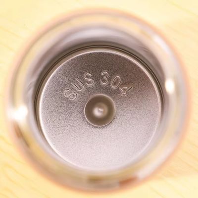 Vacuüm 304 roestvrij staal geïsoleerde waterflessen 280 ml draagbare creatieve houtkorrels