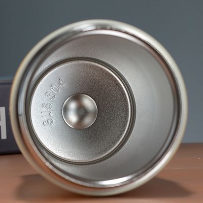 500 ml roestvrijstalen koffiemokjes met deksel met aangepast logo