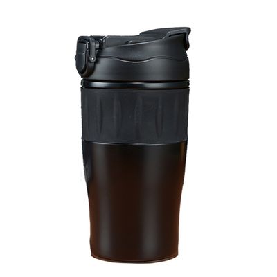 Draagbare roestvrijstalen koffiemokjes met deksel 500 ml lekvrije reisbeker geïsoleerd