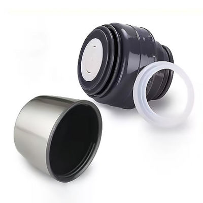 1000 ml chique roestvrij ruime mond sport dubbele wand vacuüm geïsoleerde waterfles met handvat