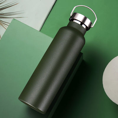 Vacuümgeïsoleerde waterfles van roestvrij staal 500 ml 600 ml 750 ml voor lekbestendig ontwerp