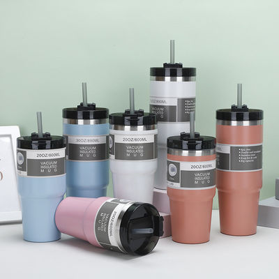 Thermische koffiebekers 304 roestvrij staal Vacuum Geïsoleerde Tumbler 20oz/30oz Capaciteit