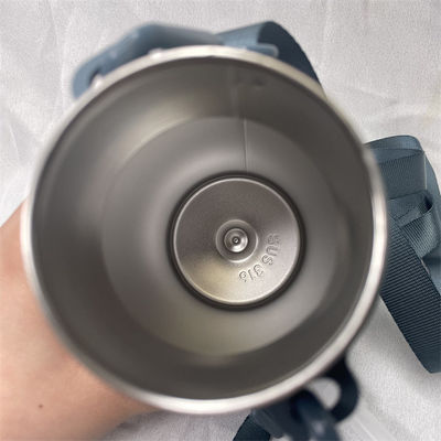 600 ml vacuümfles met handgreep thermische isolatie roestvrijstalen sportfles