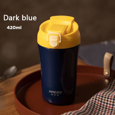 Moderne design vacuümgeïsoleerde koffiekop van roestvrij staal ideaal voor reizen en kantoor