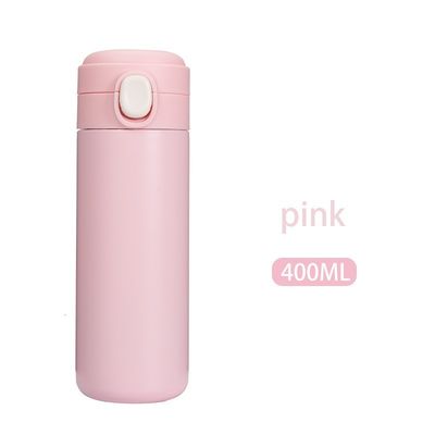 500 ml van roestvrij staal springende vacuüm waterfles met vaste kleur en monster