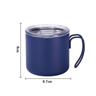 Kleurrijke handgreep roestvrij staal reiskoffiemokken Thermische isolatie prestaties Geen