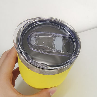 12oz Dubbelwand roestvrij staal Reis koffiebeker Geïsoleerd Vacuüm Ei Vorm Beetjes Wijn Tumbler