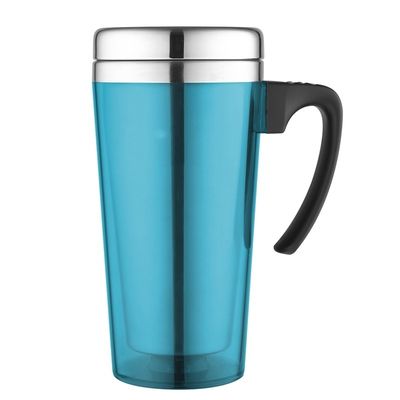 16oz geïsoleerde thermos tafel roestvrij staal koffiebeker met handvat modern materiaal