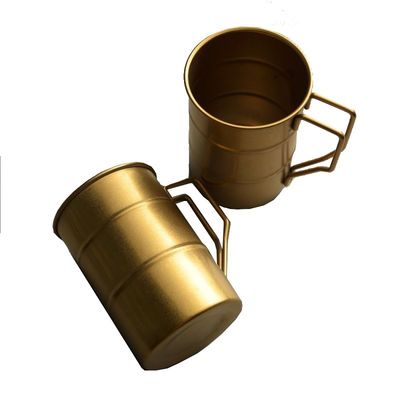 380 ml metalen reiscamping koffiebeker draagbare roestvrij staal 304 bierbekers voor water
