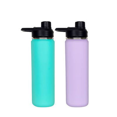 Geïsoleerde waterfles van roestvrij staal voor sportsport 550 ml 650 ml 750 ml