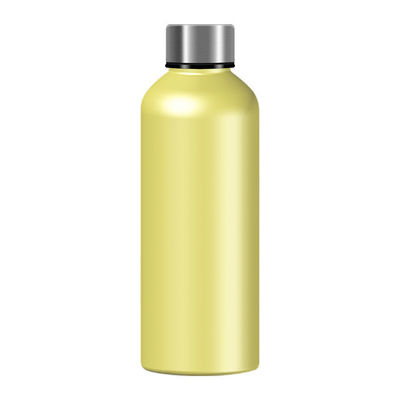 500 ml metalen reisknop vacuüm geïsoleerde waterfles om het drankje warm koud te houden 12-24 uur