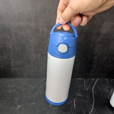 12oz Sublimatie Kids Tumblers Waterfles voor kinderen met roestvrij staal binnenin