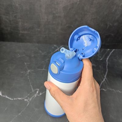 12oz Sublimatie Kids Tumblers Waterfles voor kinderen met roestvrij staal binnenin