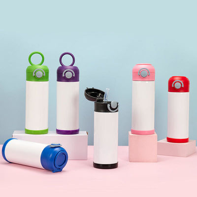 12oz Sublimatie Blank Wit Kindertje Fles Roestvrij staal Dubbelwand Vacuum Kindertje Waterfles
