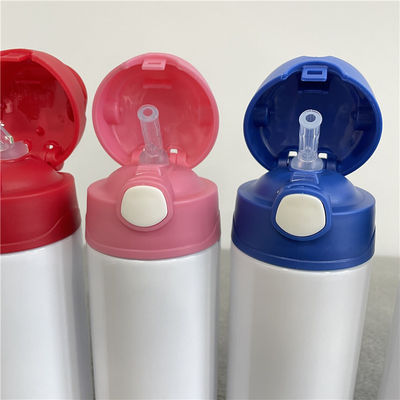 12oz Sublimatie Blank Wit Kindertje Fles Roestvrij staal Dubbelwand Vacuum Kindertje Waterfles