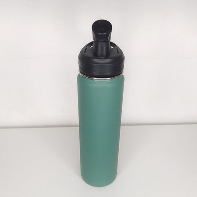 304 roestvrij staal recht kopje waterfles met foto recht drinkdeksel 650ml