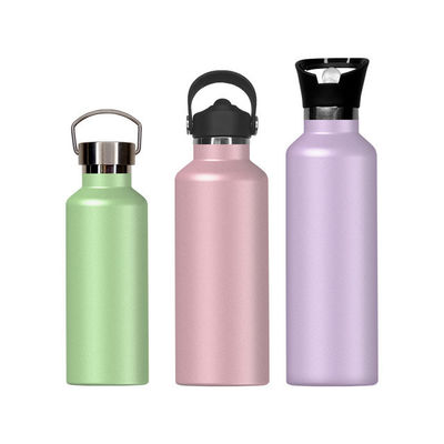 Draagbare 650 ml roestvrijstalen geïsoleerde waterfles voor sportlandschapsstijl