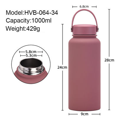 Vacuümgeïsoleerde fles met aangepast logo 2023 Candy Color roestvrij staal sportketel